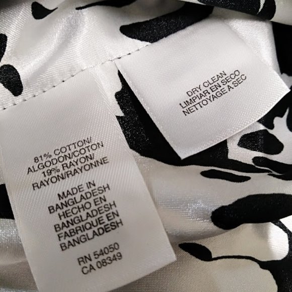 Jones of New York Signature Black with Satin Ribbon Trim Size‎ 14 - Picture 7 of 7